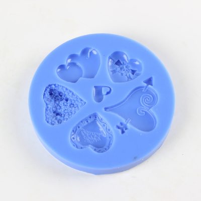 بودکور مالد سيليکوني ست قلب توپر طرحدار 2200111