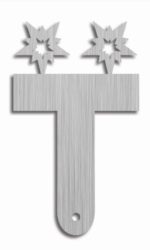 بودکور شانه شکلات استيل کوچک طرح ستاره 240050