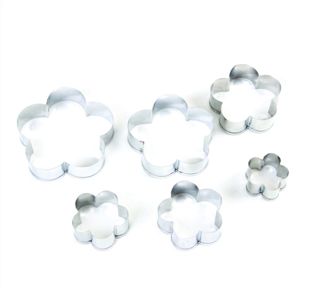 27009 بودکور ست کاتر 6 تايي گل پنج پر 27009 - تصویر 1