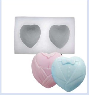 بودکور مالد سيليکوني قلب عروس داماد 2200935