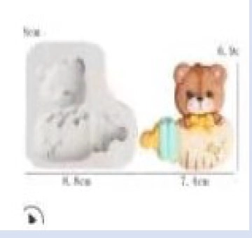 بودکور مالد سيليکوني خرس و شيشه شير 2200946