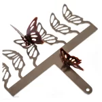 بودکور شانه شکلات استيل بزرگ طرح پروانه 240060 - تصویر 2