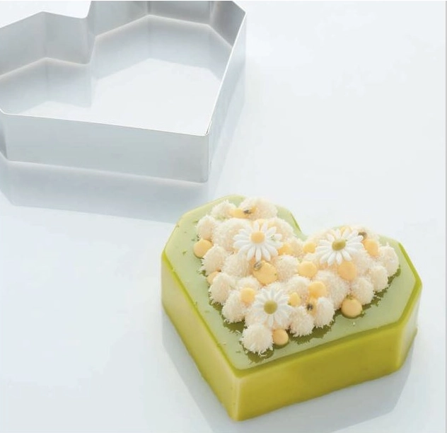 2700215 بودکور رينگ استيل قلب هندسي 2700215 - تصویر 1